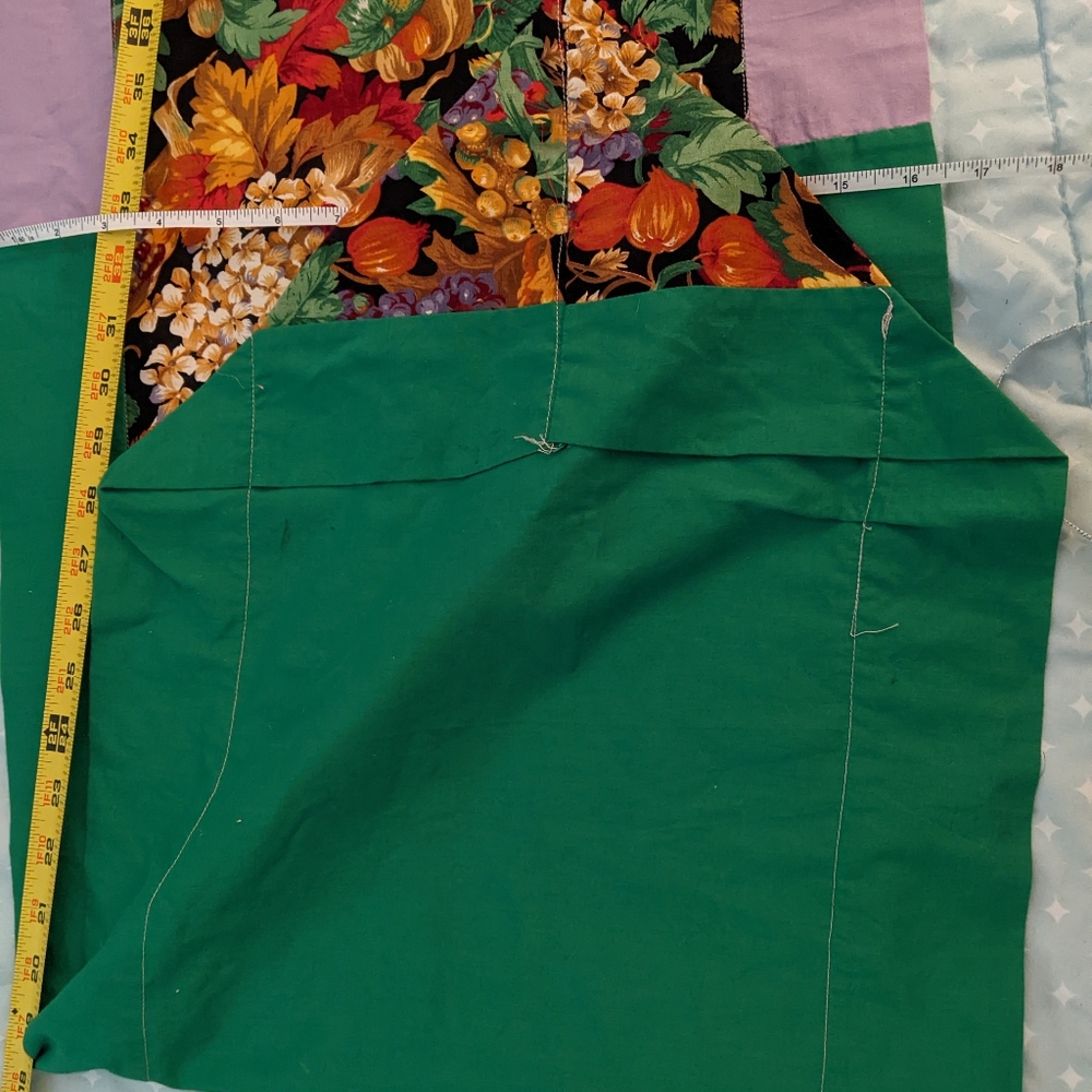 Fall/Harvest Themed Veggie Table Runner, 69 " Long x 16.5" Wide, Made in USA - Picture 6 of 7